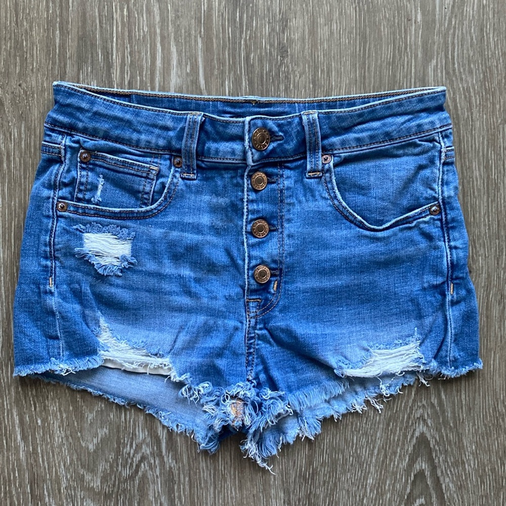 AE Light Wash Shorts